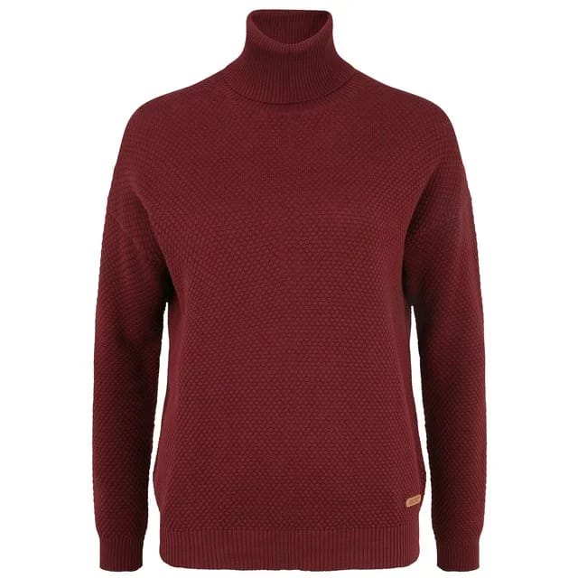 Oxmo Rollkragenpullover, WINE RED