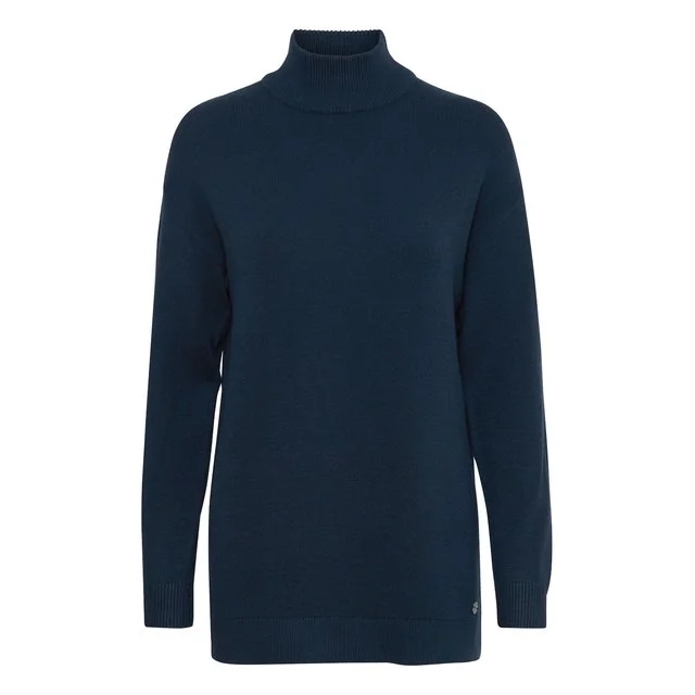 Oxmo Strickfleece-Pullover, Total Eclipse