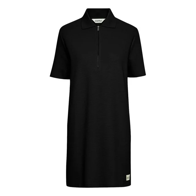 Oxmo Strickkleid Jonna, Black