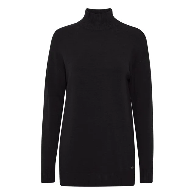Oxmo Strickpullover, Black