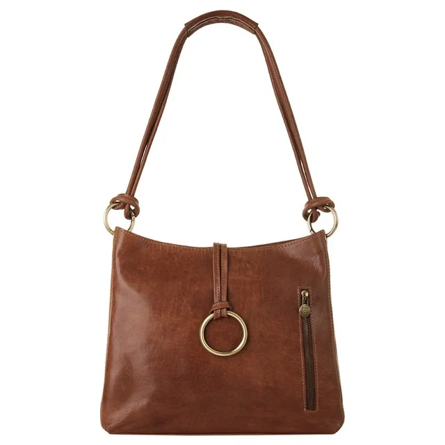 Piké Ledershopper, braun