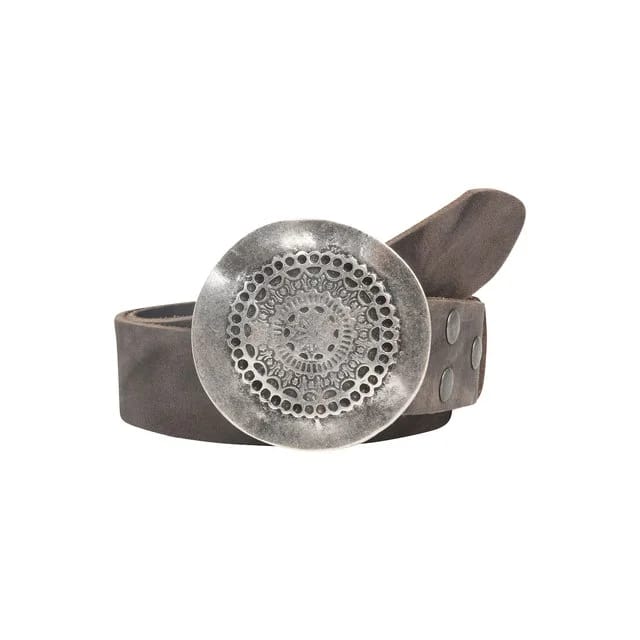 Rettungsring Ledergürtel Soft Boom, grau