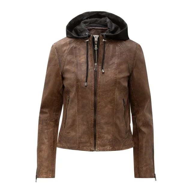 Ricano Lederjacke Dalia, Braun