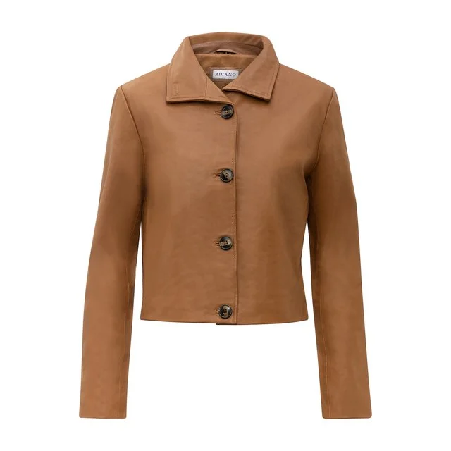 Ricano Lederjacke Juliette, Cognac