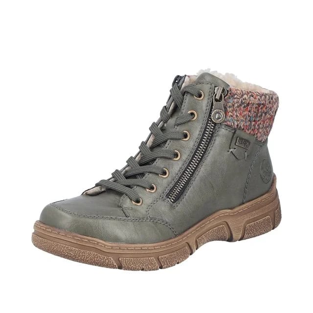Rieker Schnürboots, khaki multi