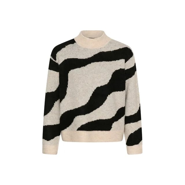 Saint Tropez Rollkragenpullover, Creme