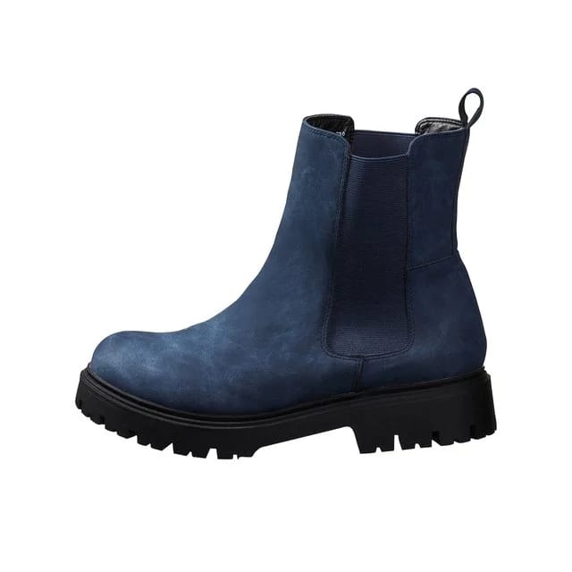 Sheego Ankleboots, blau
