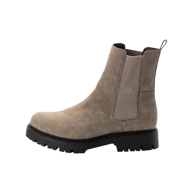 Sheego Ankleboots, taupe