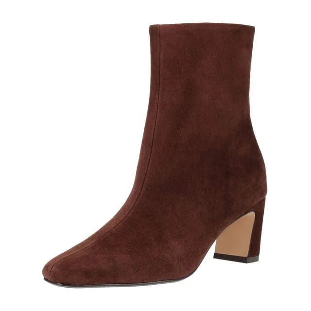 Steve Madden Velours-Stiefelette, Braun