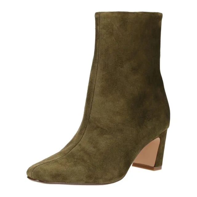 Steve Madden Velours-Stiefelette, Olive