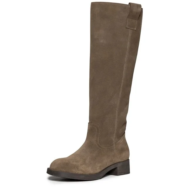 Steve Madden Veloursstiefel, Taupe