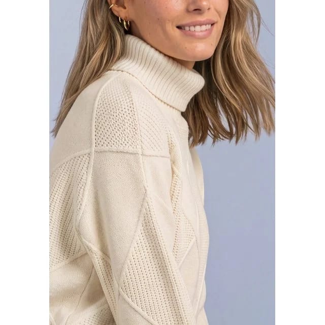 Street One Rollkragenpullover, pure beige