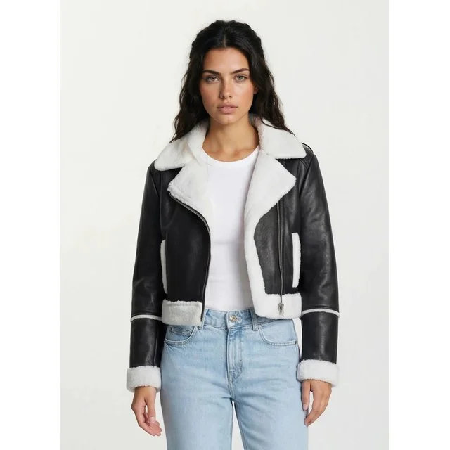 Trueprodigy Pilotenjacke Tristin, Schwarz
