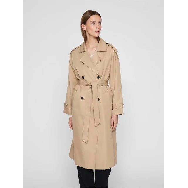Vila langer Trenchcoat, Savannah Tan