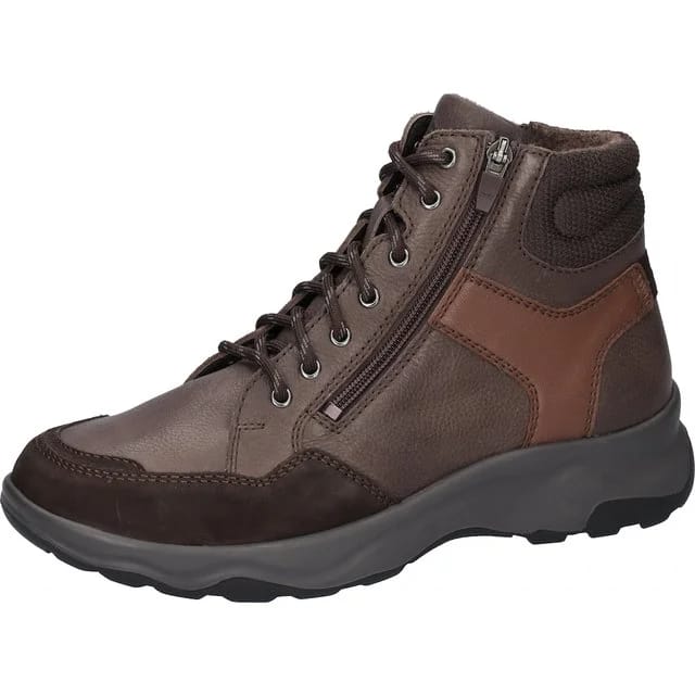 Waldläufer Stiefelette, braun-kombiniert