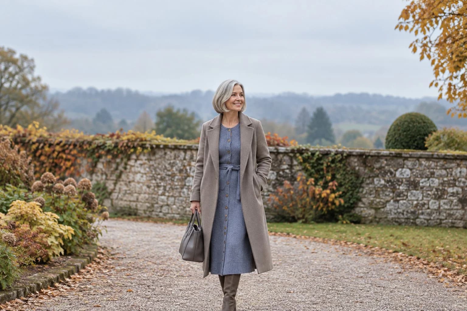 Frau ab 50 im Herbst-Outfit – Hochzeitsgast im Herbst ab 50: 15 stilvolle Outfits