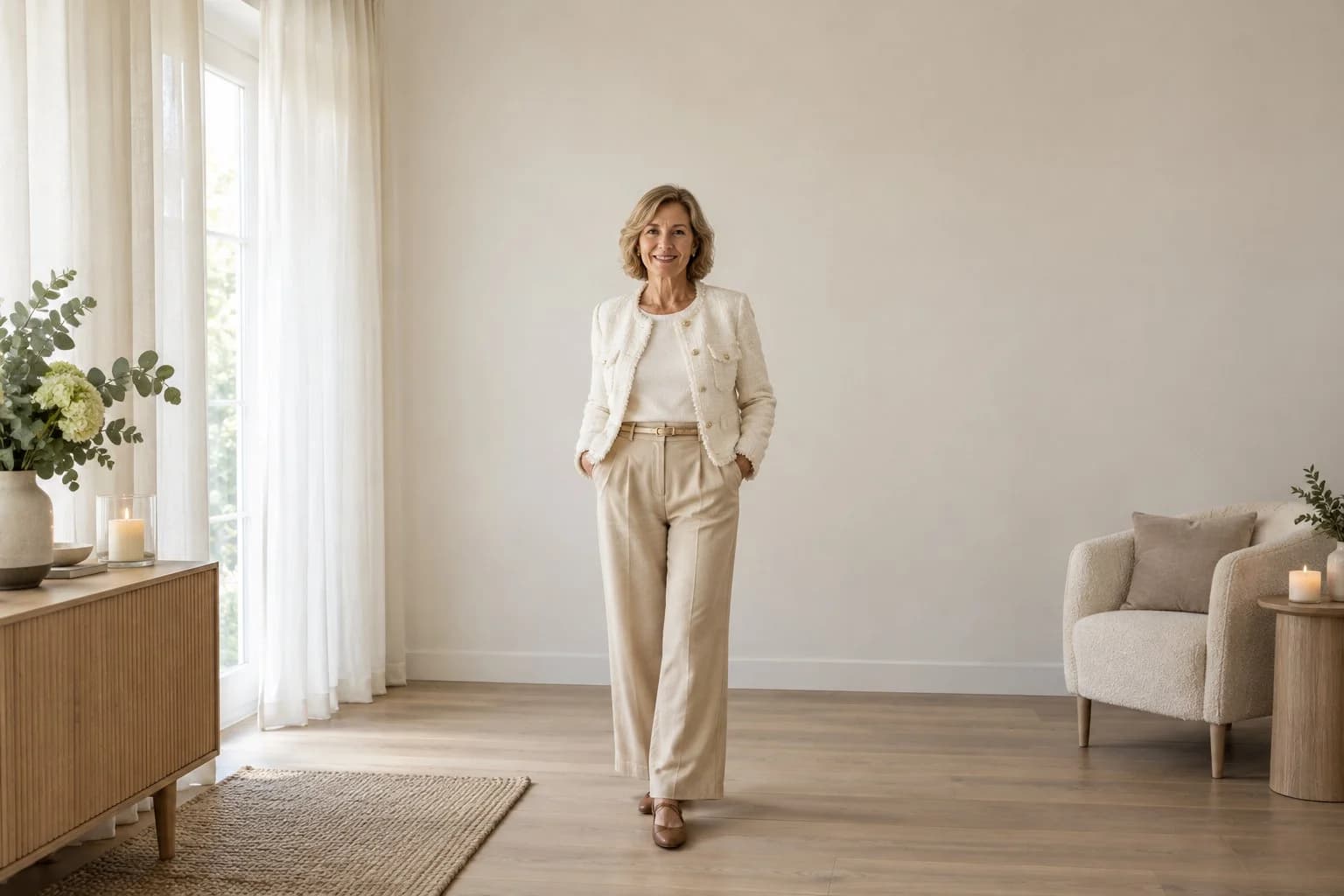 Frau ab 50 im Herbst-Outfit – Silvester ab 50: elegant statt sexy, 15 Outfit-Ideen